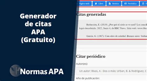 referencias en normas apa online|Generador de citas gratuito: APA, MLA y estilo。